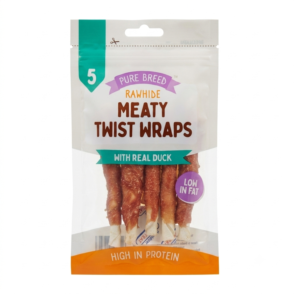 Purebreed Meaty Twist Wraps