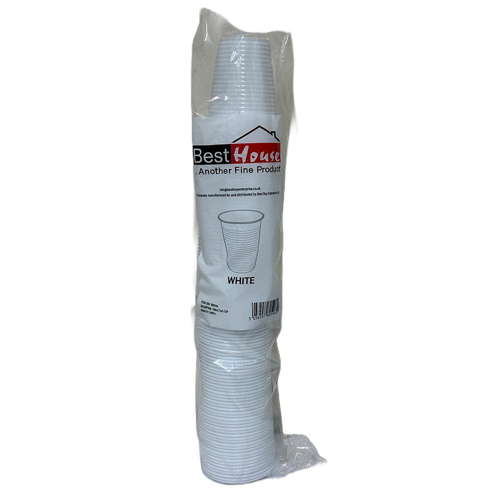 CH White Plastic Cups