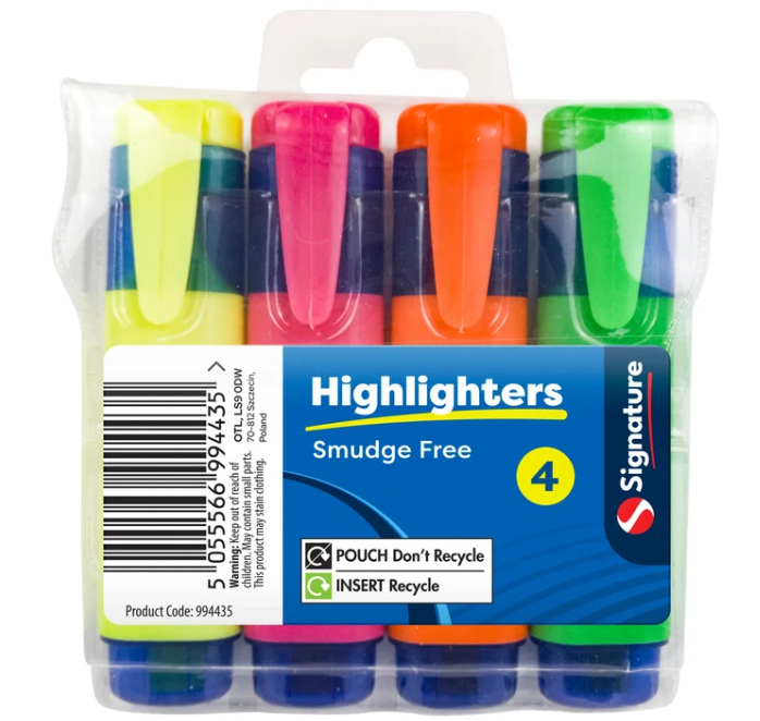 Signature OTL 4 Pastel Highlighters