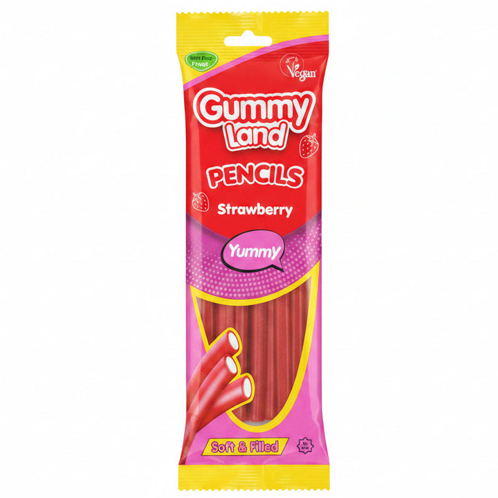Gummy Land Pencils - Strawberry