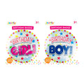 Jaunty Party Ware OTL Birthday Badge