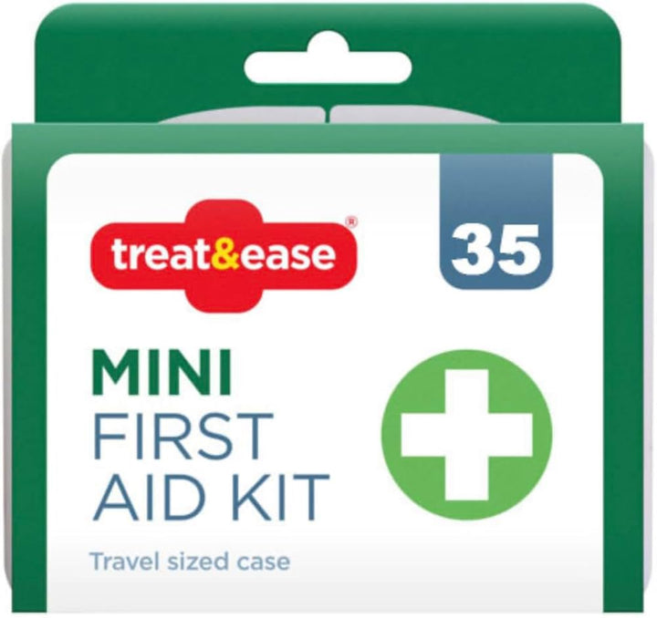 Treat & Ease Mini First Aid Kit - Travel Sized Case