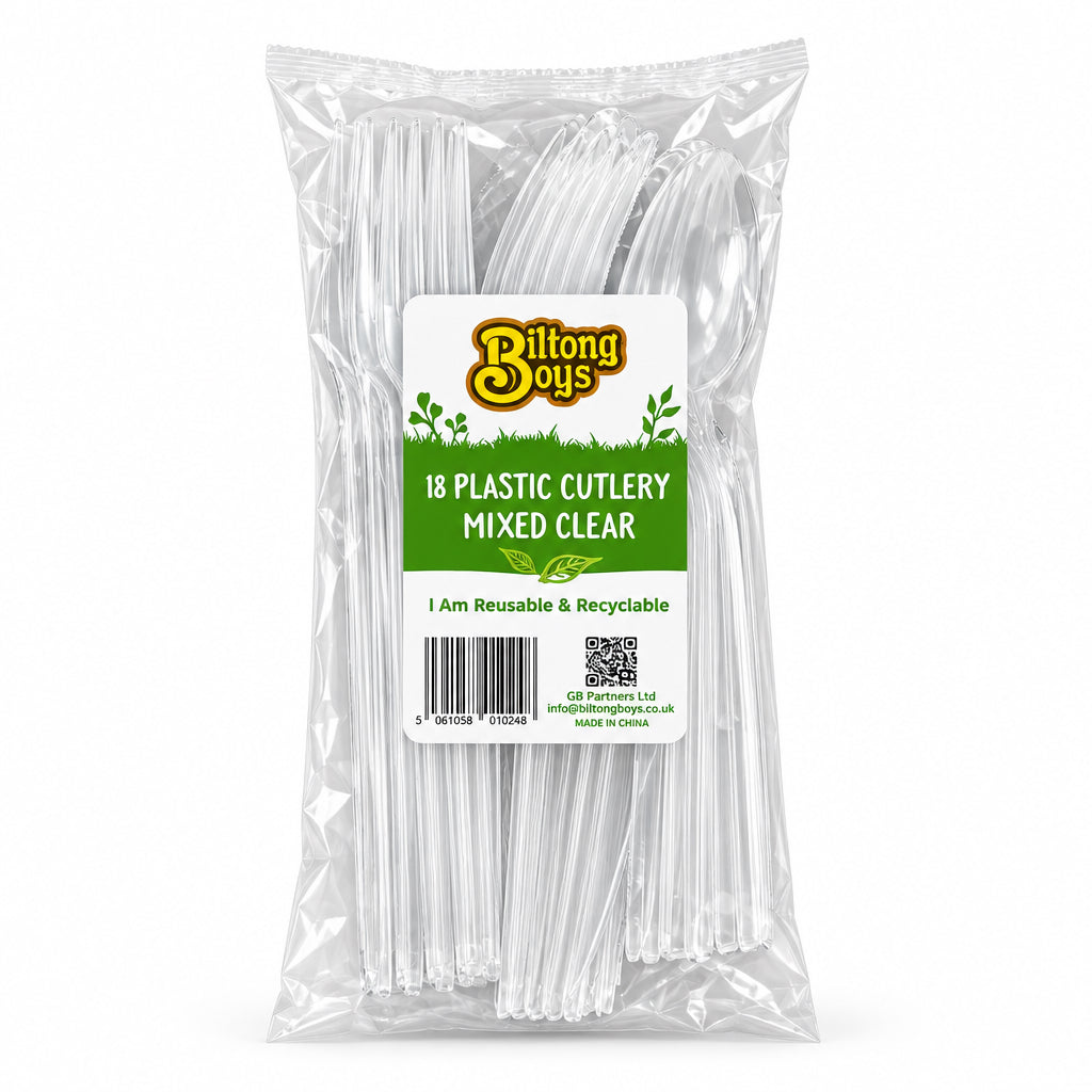Biltong Boys Plastic Cutlery Mix 18pc