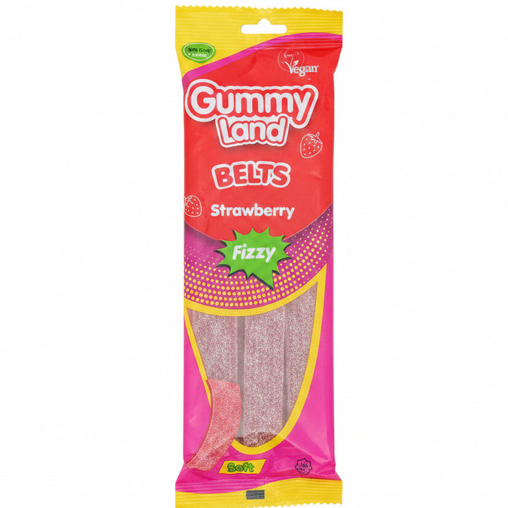 Gummy Land Belts - Strawberry