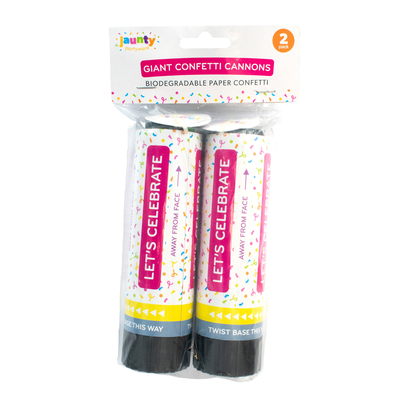 Jaunty Party Ware OTL Giant Confetti Cannons