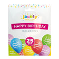 Jaunty Party Ware OTL Happy Birthday Balloons