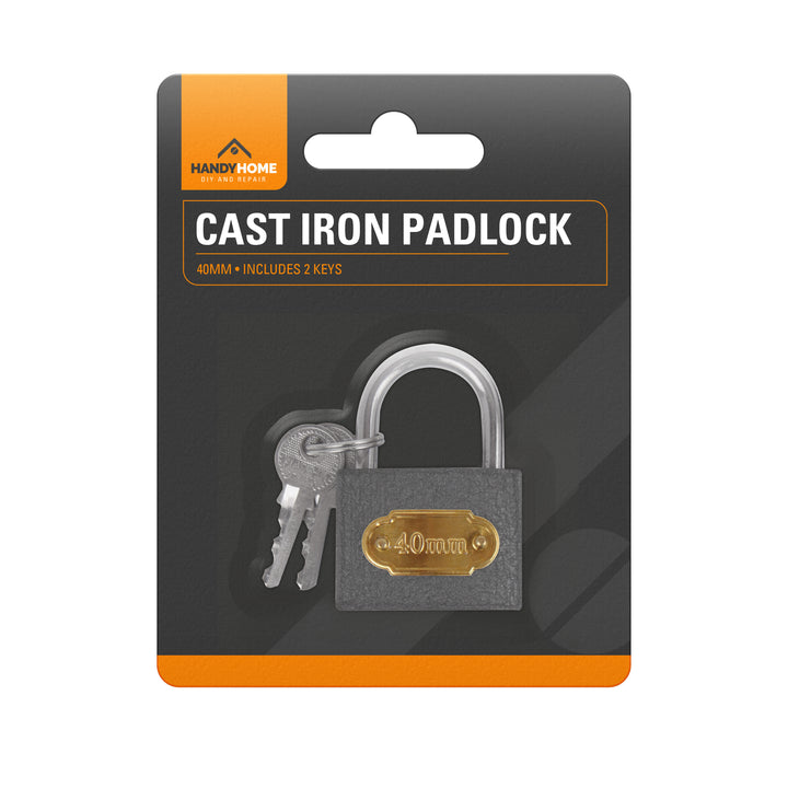 Handy Home OTL Cast Iron Padlock