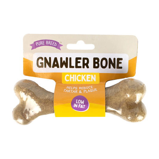 Pure Breed OTL Mini Gnawler Bone - Chicken Flavour