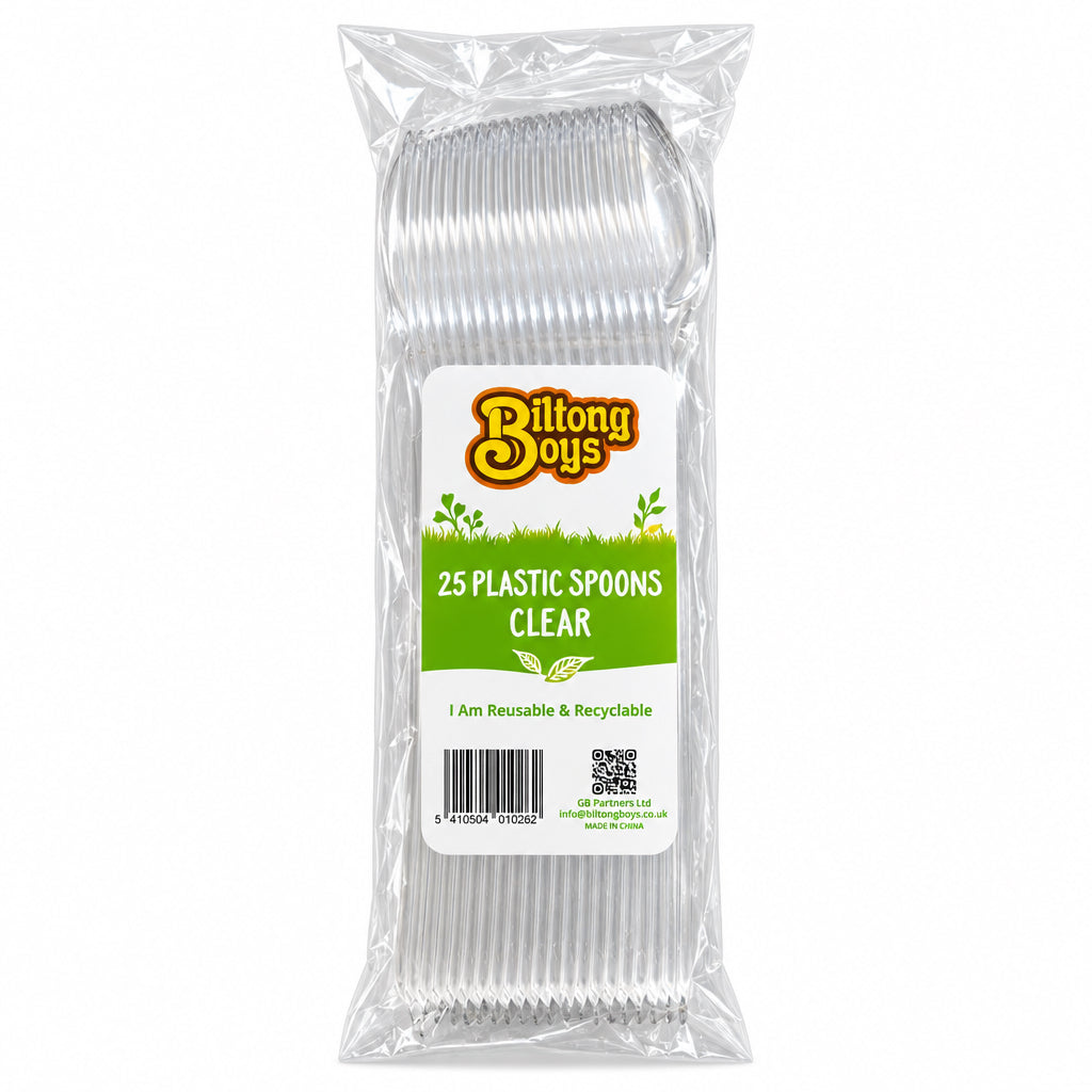 Biltong Boys Plastic Spoons 25pk