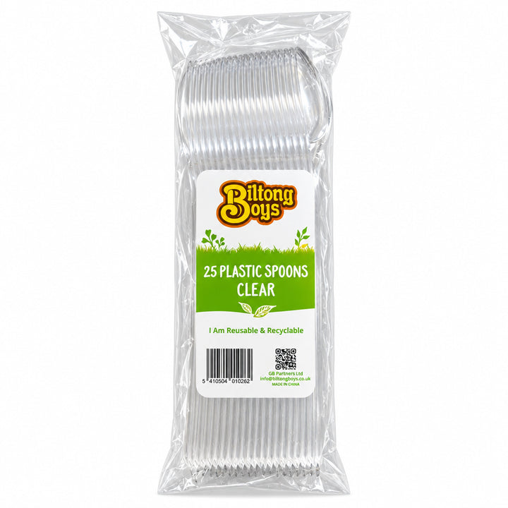 Biltong Boys Plastic Spoons 25pk