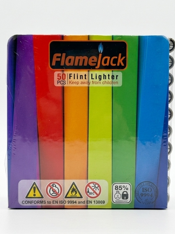 Flamejack 50 Flint Lighters - Flint Lighters