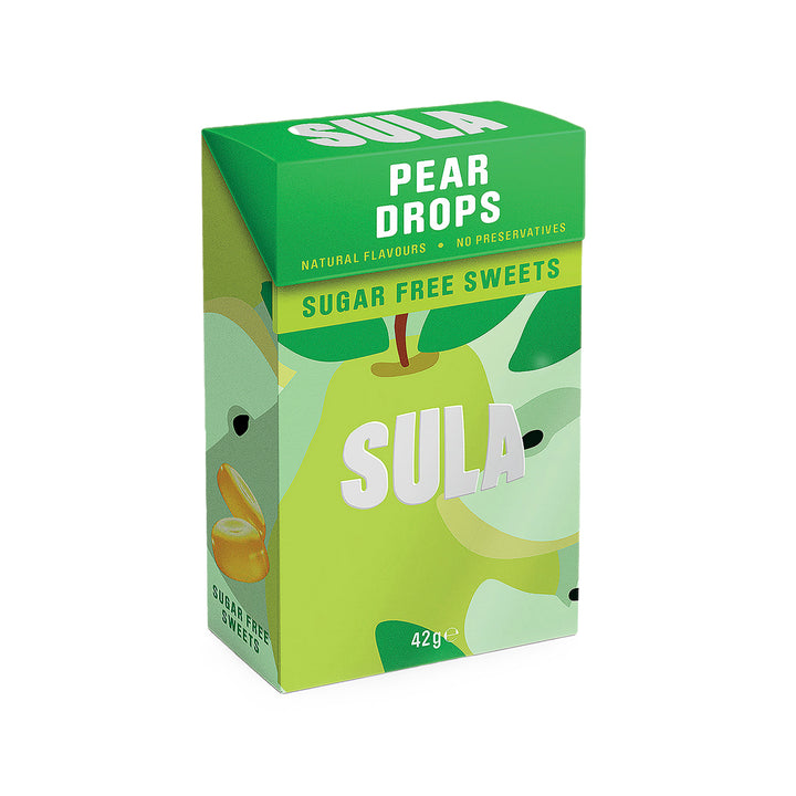 Sula Sugar Free Sweets - Pear Drops / 42g