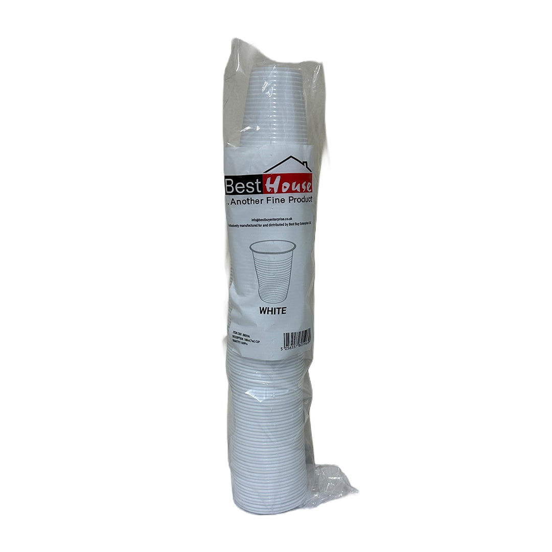 CH White Plastic Cups