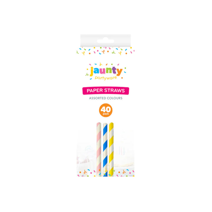 OTL Jaunty Party Time - Paper Straws - Standard
