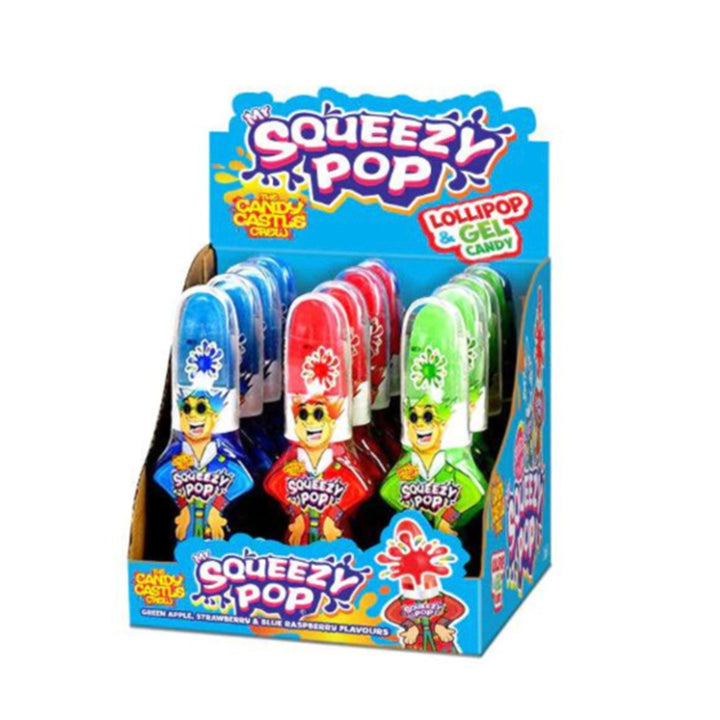 The Candy Castle Mr. Squeezy Pop - Lollipop & Gel Candy