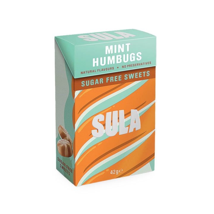 Sula Sugar Free Sweets - Mint Humbugs / 42g