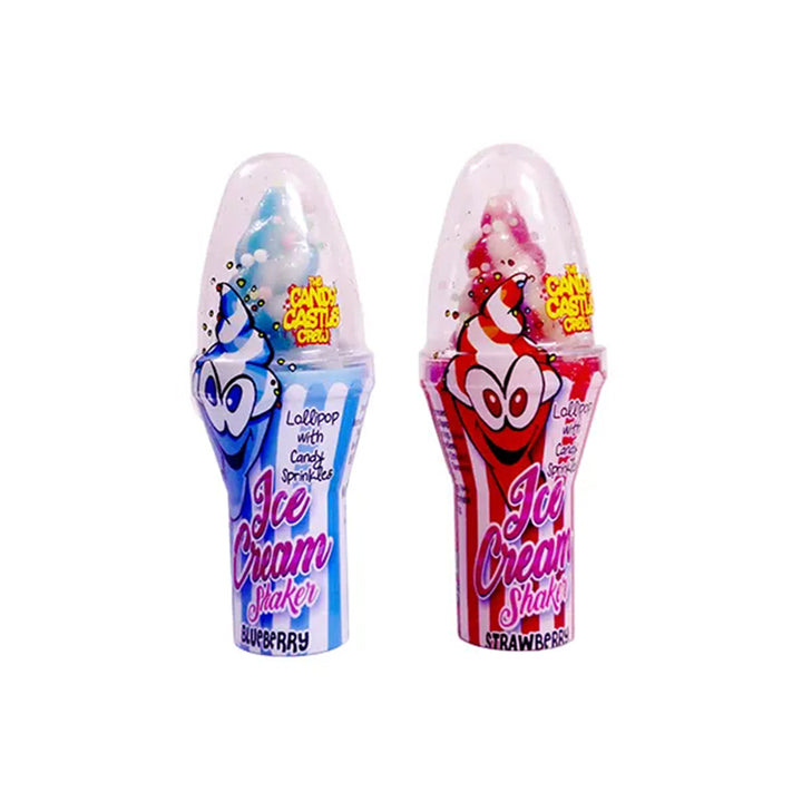 The Candy Castle Ice Cream Shaker - Lollipop Strawbery Blueberry