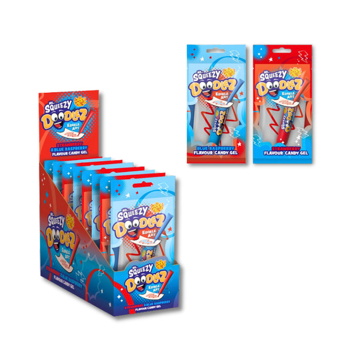 The Candy Castle Doodlez Edible Paper - Strawberry & Blue Raspberry