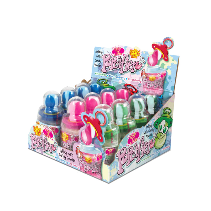 The Candy Castle Dip n Lick Popcifier - Strawbery & Watermelon Blue Raspberry