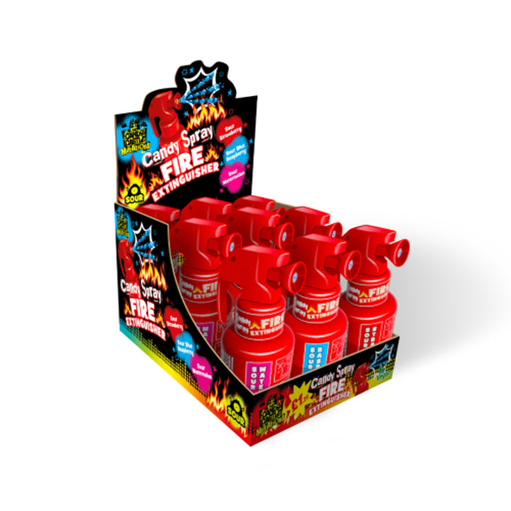The Candy Castle Candy Spray Fire Extinguisher - Sour Strawberry Raspberry Watermelon