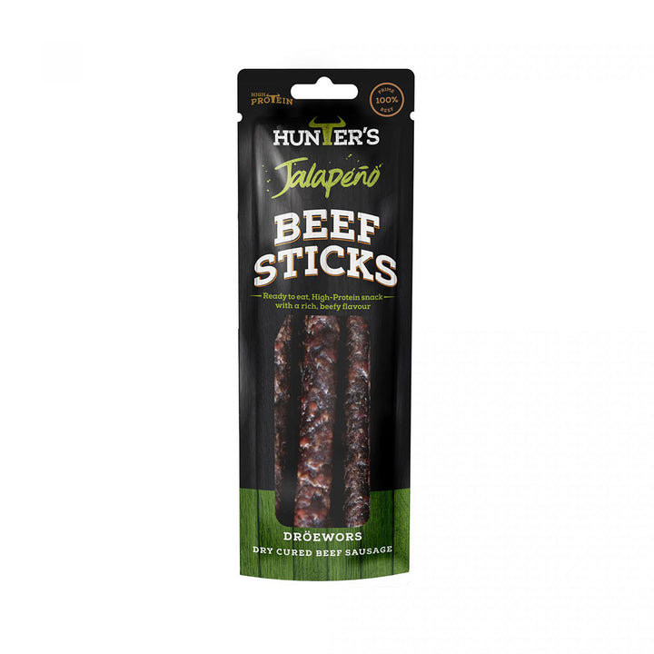 Hunters Beef Sticks - Jalapeno / 40g