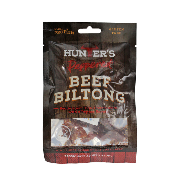 Hunters Biltong - Peppered / 25g