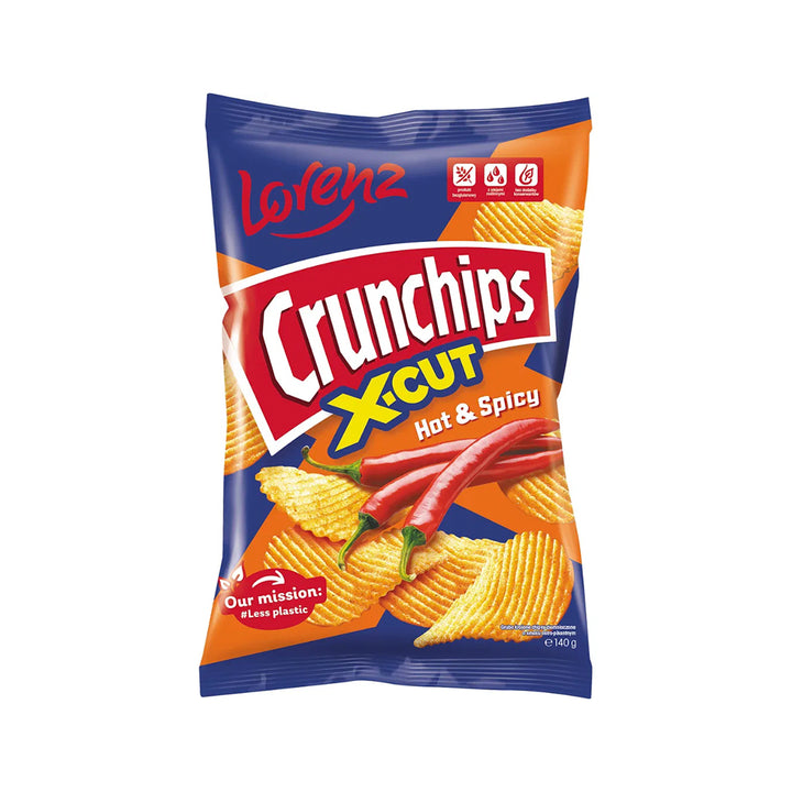 Lorenz Crunchips - XCUT Hot & Spice / 130g