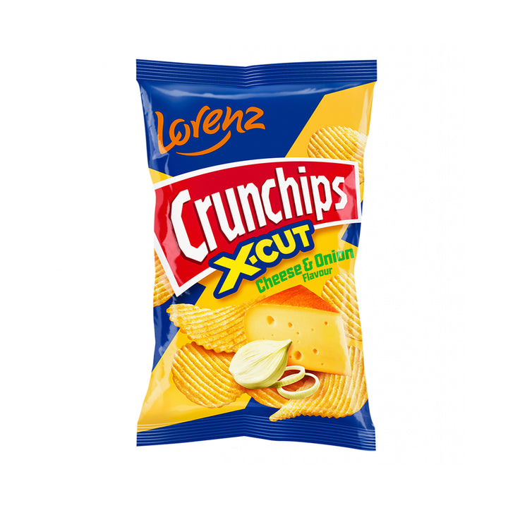 Lorenz Crunchips - XCUT Cheese & Onion / 130g