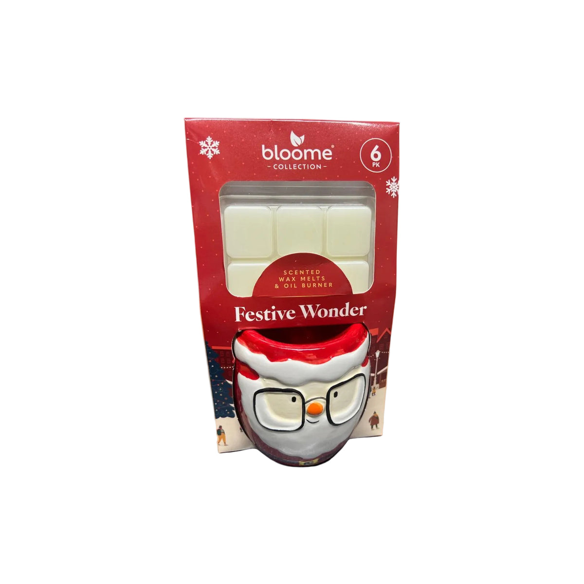 Bloome Christmas Wax with Oil Burner