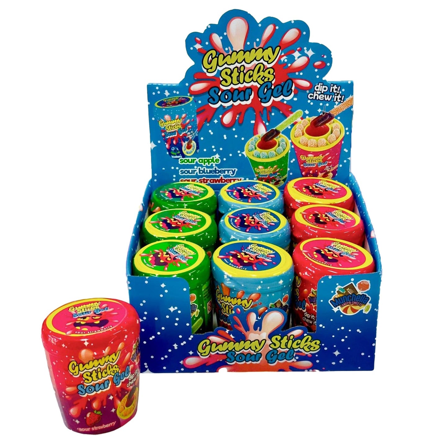 Munchella Gummy Sticks Sour Gel