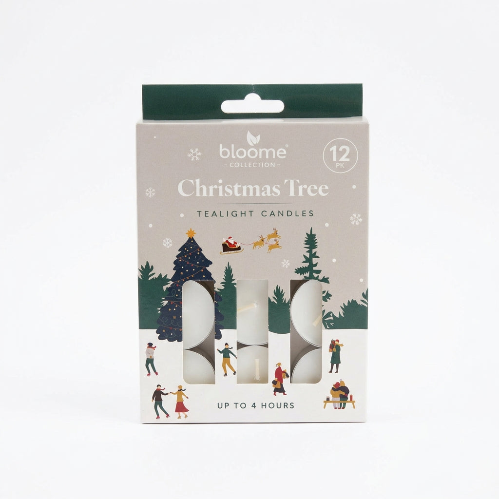 Bloom Christmas Tealight 12pk