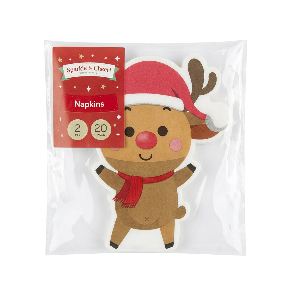 Sparkle & Cheer Christmas nNapkins 20pk
