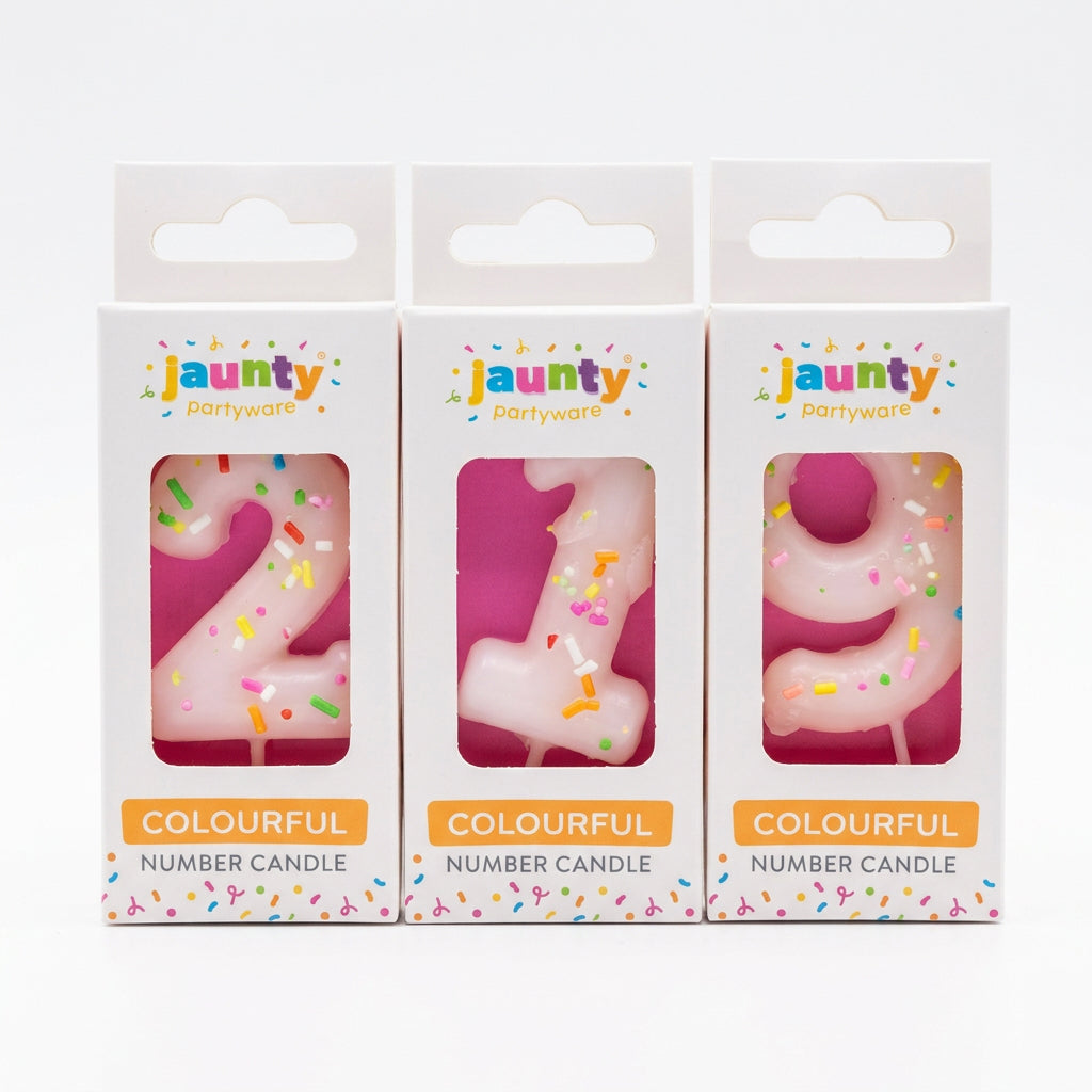 Jaunty OTL Colourful namber candle pk — Default Title